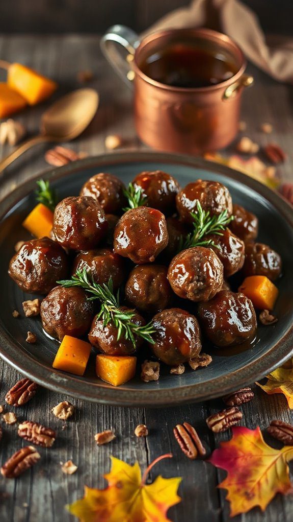 maple bourbon meatballs recipe