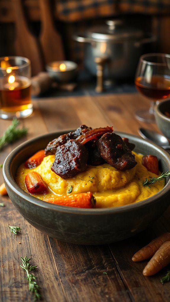 maple bourbon short ribs delight