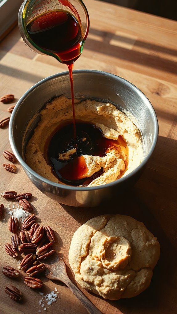 maple butter pecan cookies