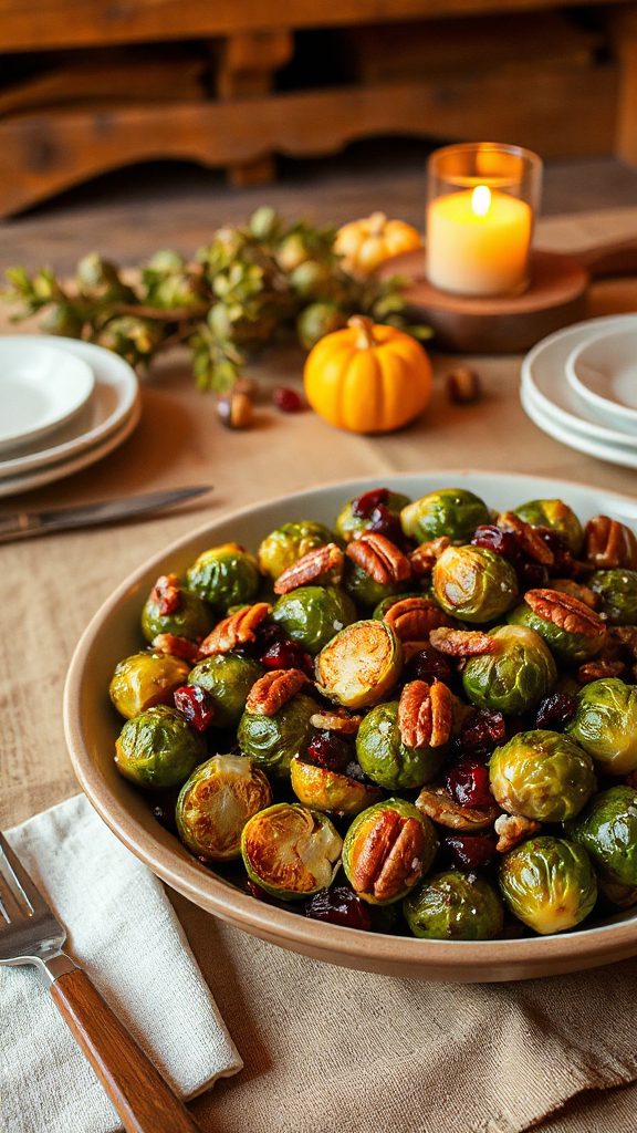 maple dijon brussels sprouts