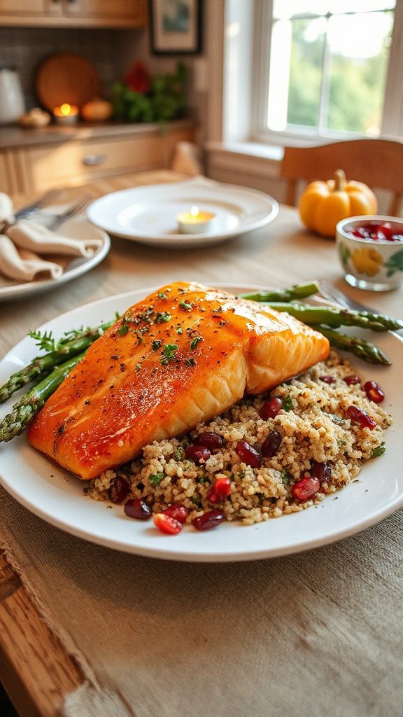 maple dijon glazed salmon