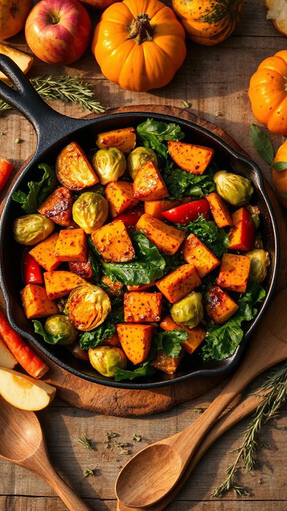 maple glazed autumn vegetable stir fry maple glazed autumn vegetable stir fry