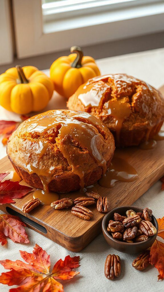 maple glazed pumpkin bread recipe