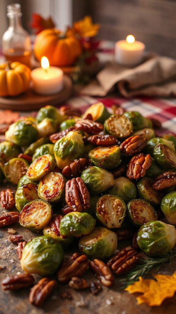 maple glazed roasted brussels sprouts maple glazed roasted brussels sprouts