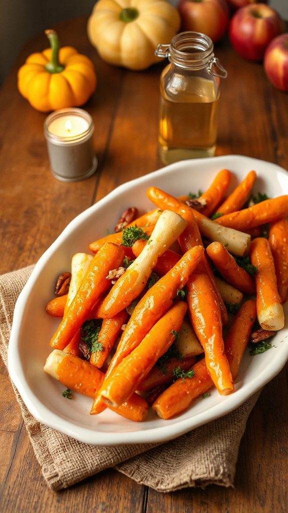 maple glazed root vegetables recipe