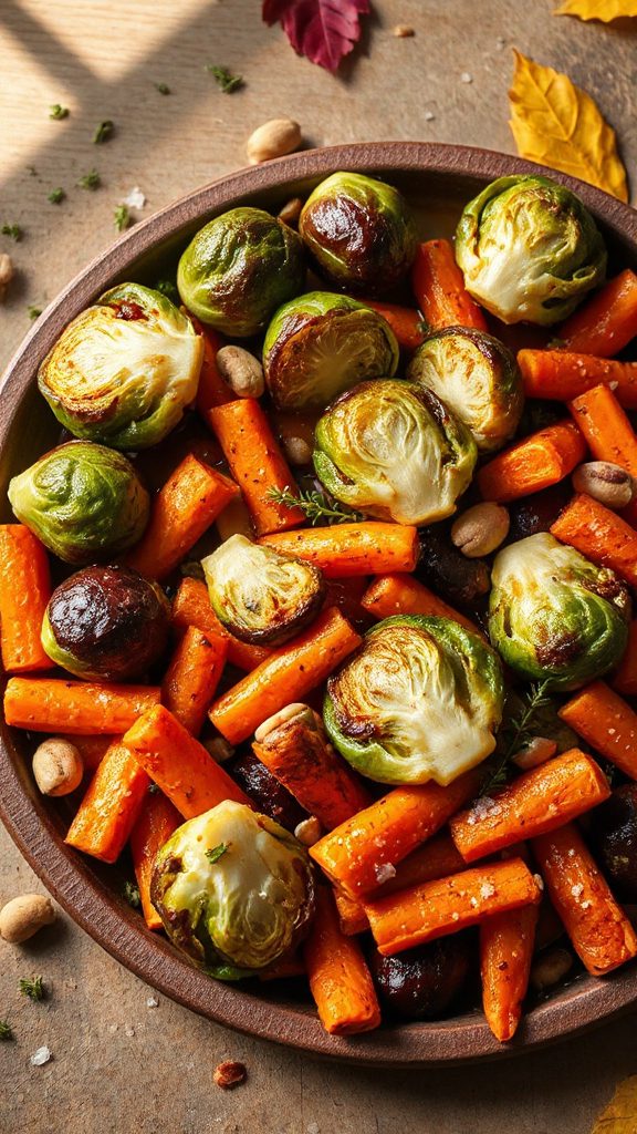 maple glazed vegetable side dish