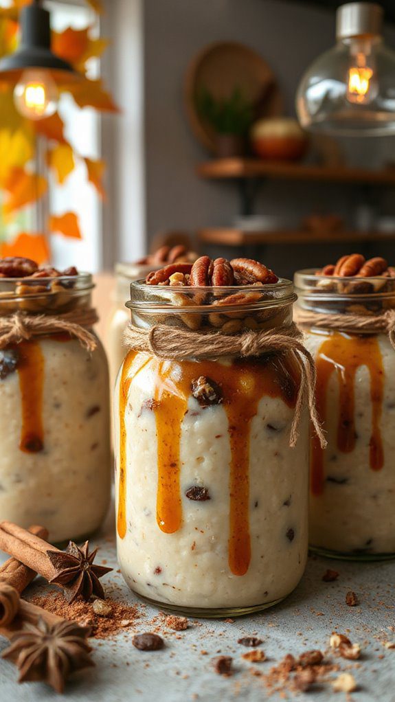 maple pecan rice pudding
