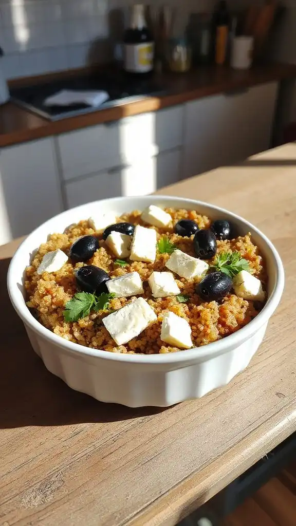 mediterranean quinoa bake recipe