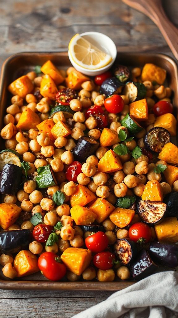 mediterranean veggie chickpea bake mediterranean veggie chickpea bake