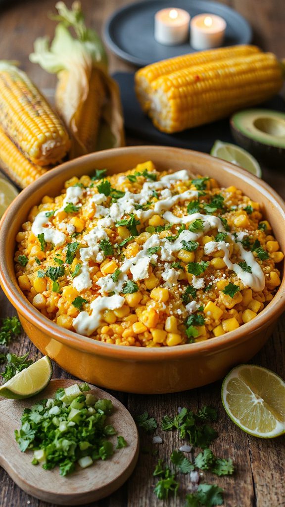 mexican street corn casserole