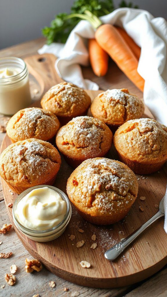 mini carrot cake muffins mini carrot cake muffins