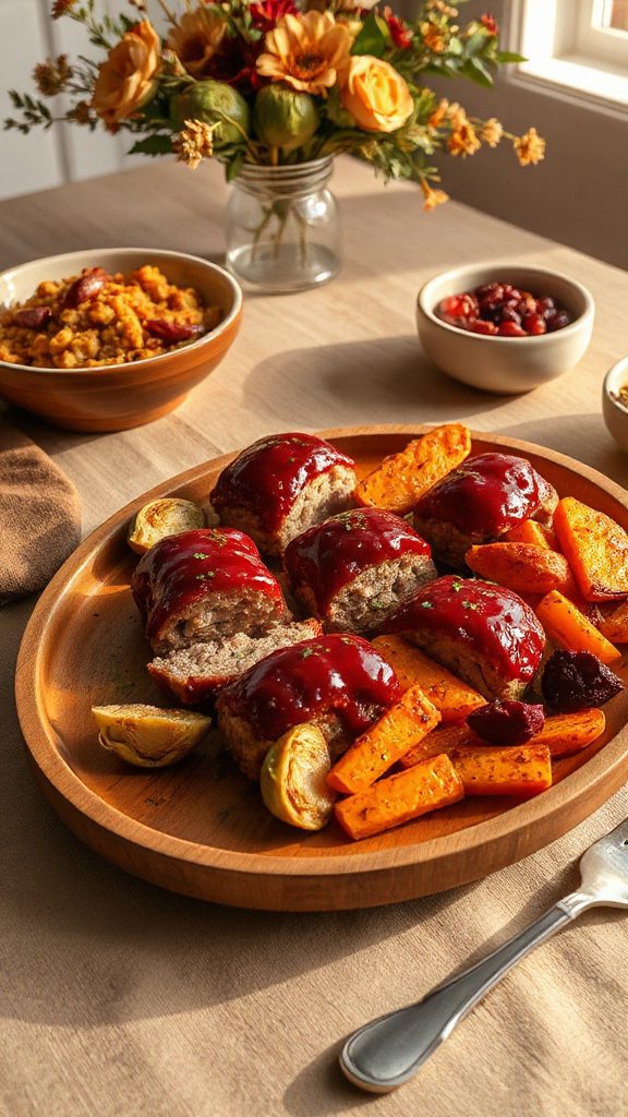 mini turkey meatloaves recipe