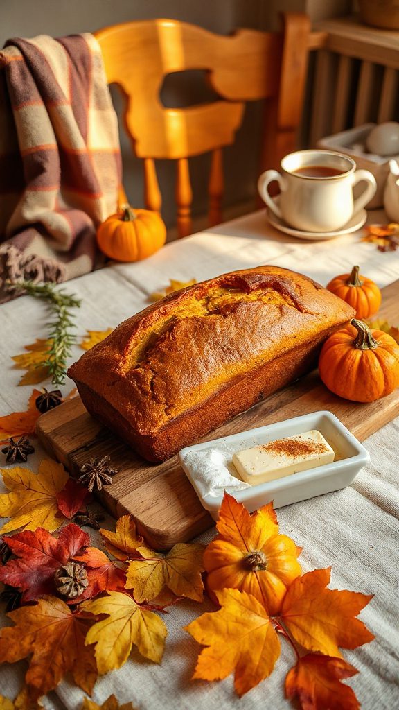 moist spiced pumpkin bread