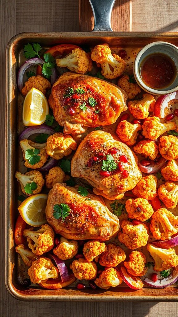 moroccan spiced chicken dinner