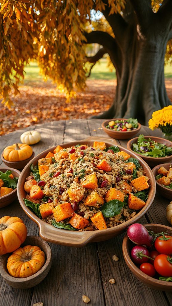 nourishing autumn vegetable casserole