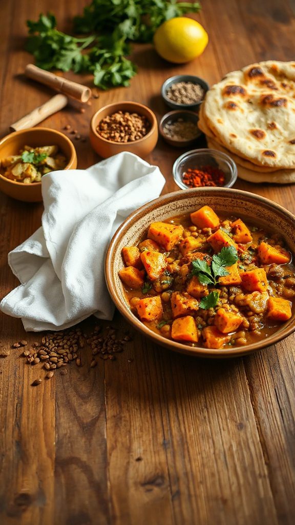 nourishing fall curry dish