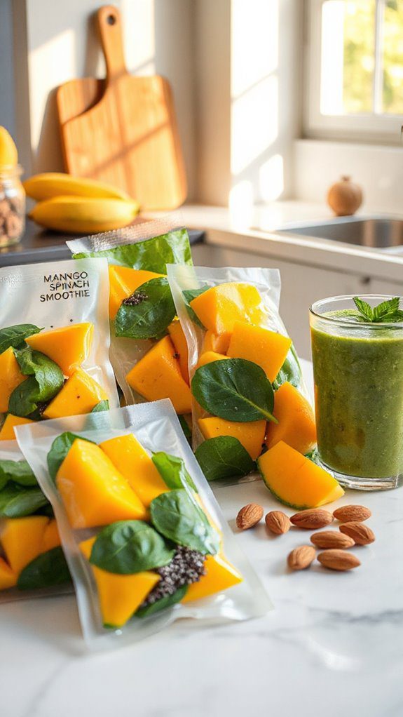 nutrient packed mango spinach smoothie nutrient packed mango spinach smoothie