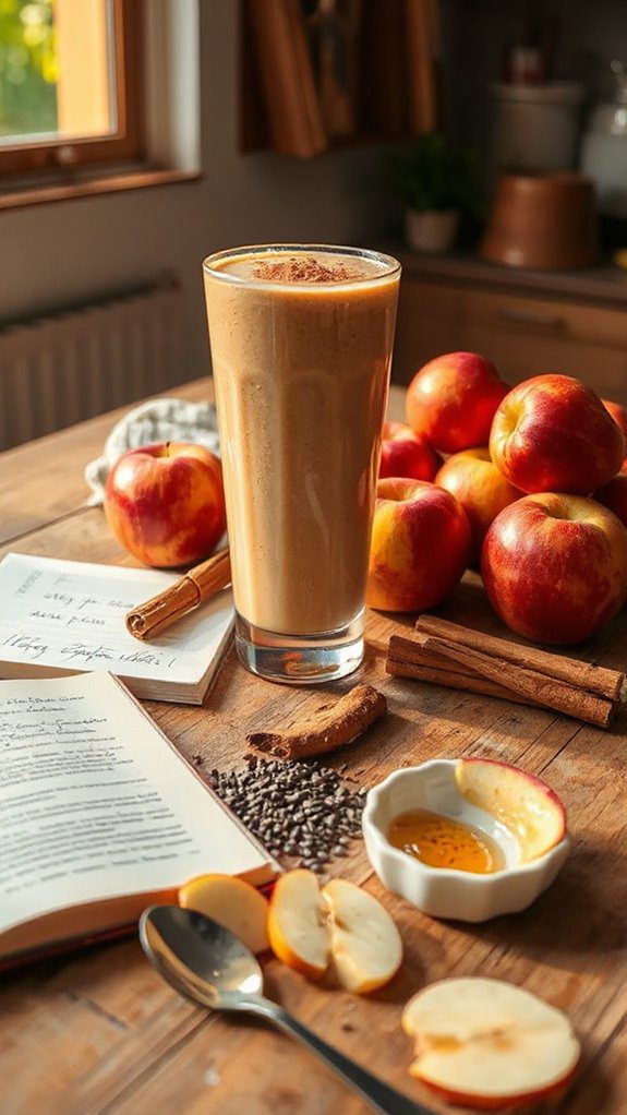 nutritious apple cinnamon smoothie