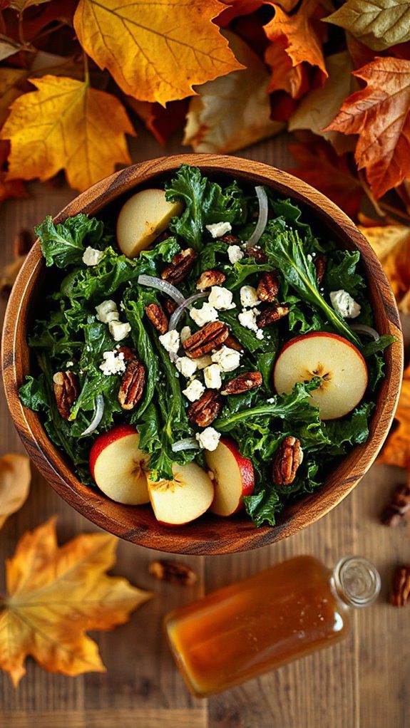 nutritious apple kale slaw