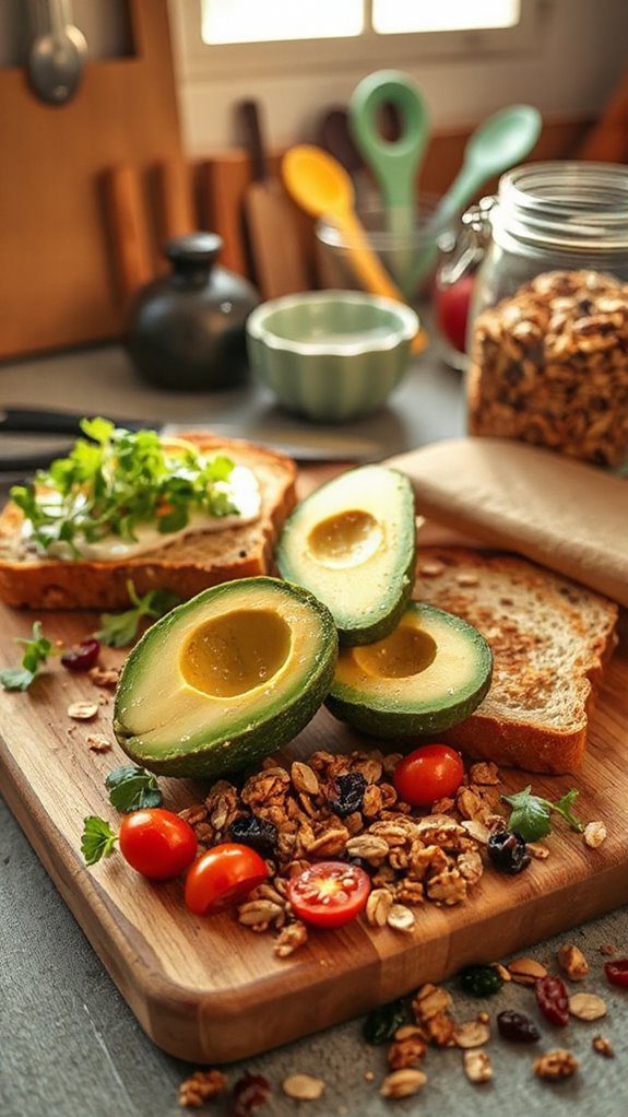 nutritious avocado toast topping