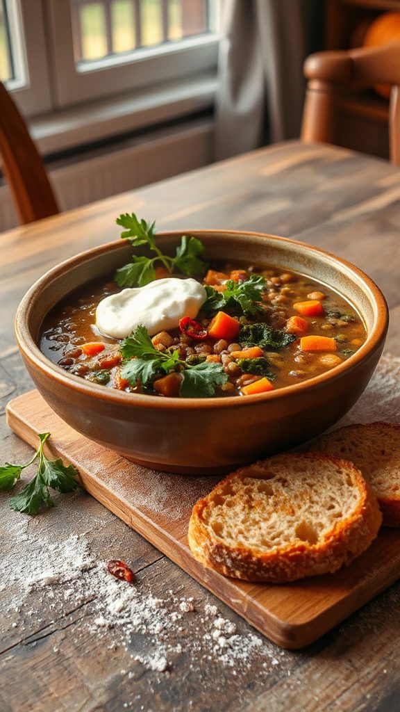 nutritious lentil soup recipe