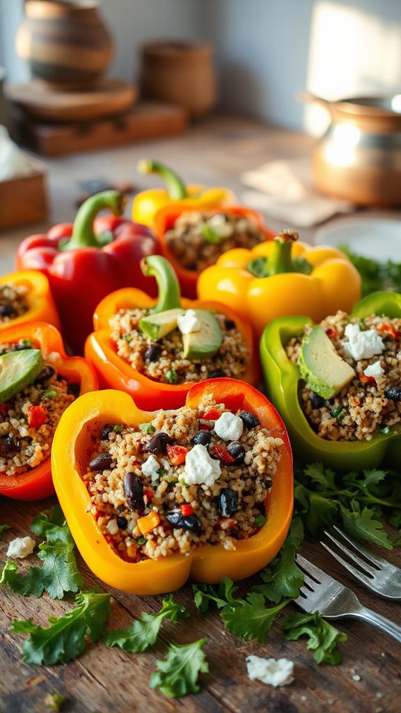 nutritious quinoa stuffed peppers nutritious quinoa stuffed peppers