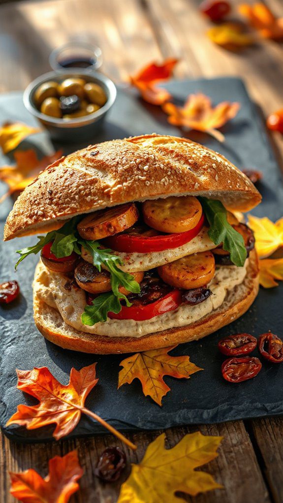 nutritious roasted vegetable sandwich nutritious roasted vegetable sandwich