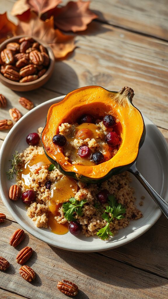 nutritious stuffed acorn squash