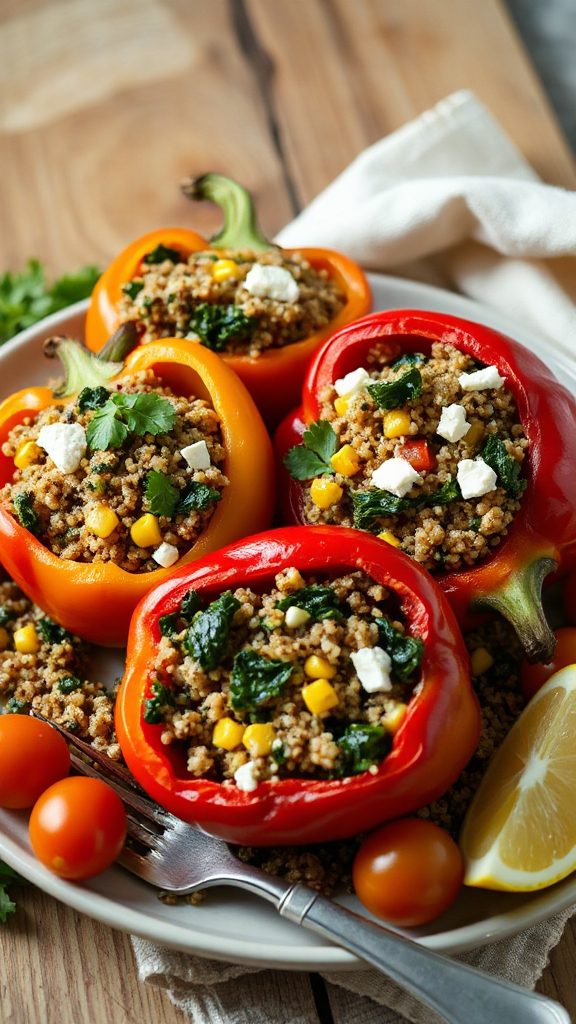 nutritious stuffed bell peppers