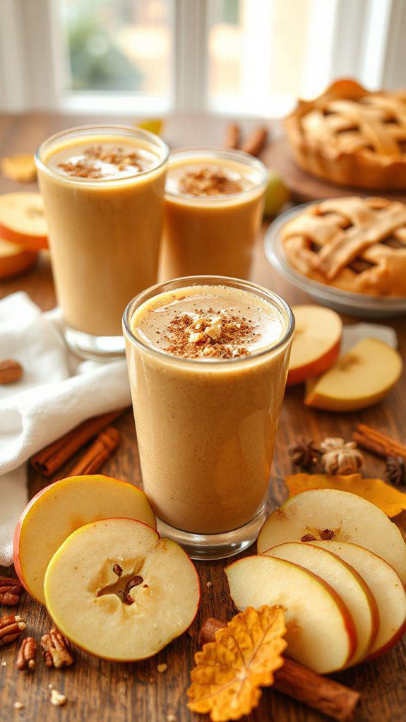 nutty apple pie smoothie