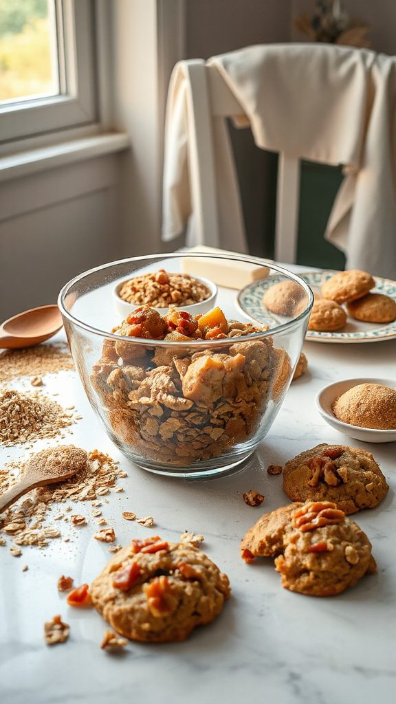 oatmeal caramel apple cookies