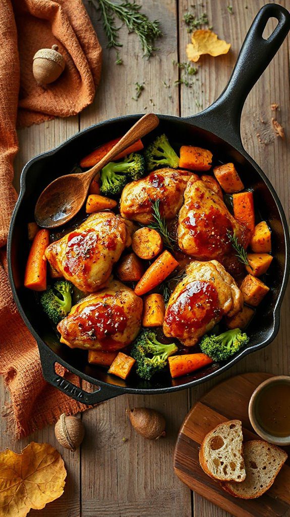 one pan chicken veggie bake one pan chicken veggie bake