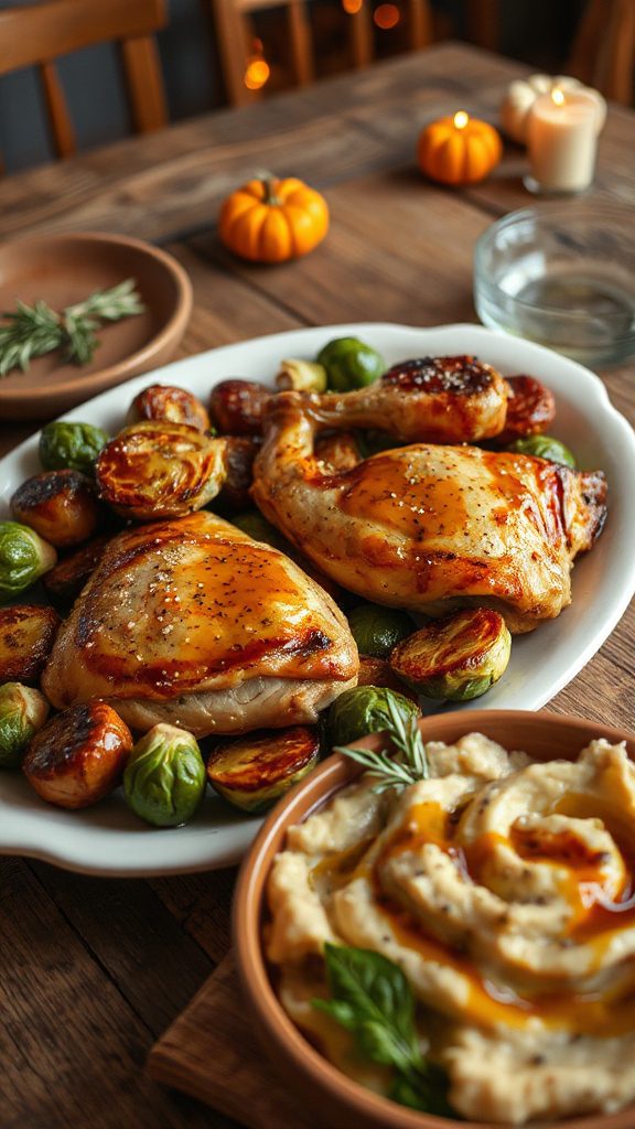 one pan chicken with brussels one pan chicken with brussels