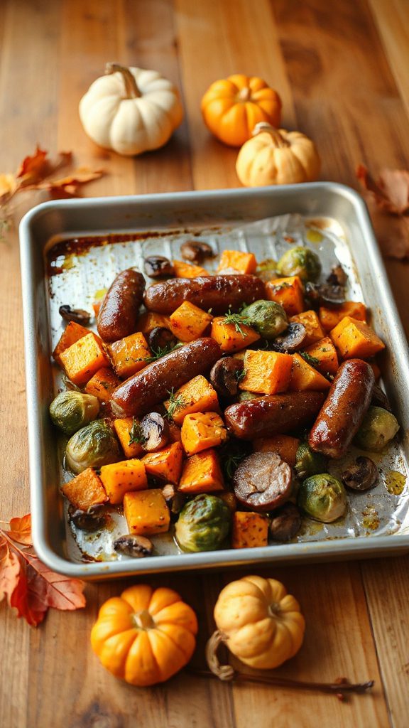 one pan sausage sweet potato hash