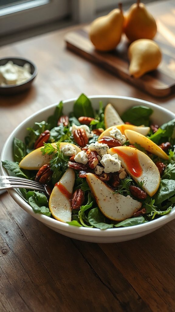 pear gorgonzola salad recipe
