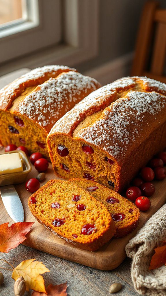 pumpkin cranberry bread recipe