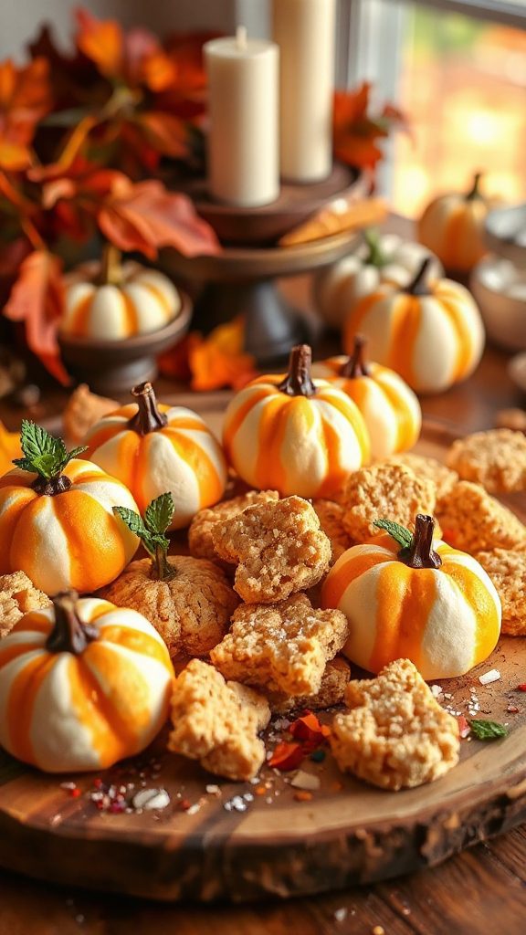 pumpkin flavored rice krispie treats pumpkin flavored rice krispie treats