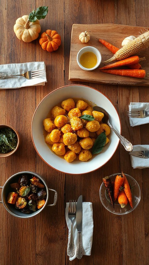pumpkin gnocchi with sage butter