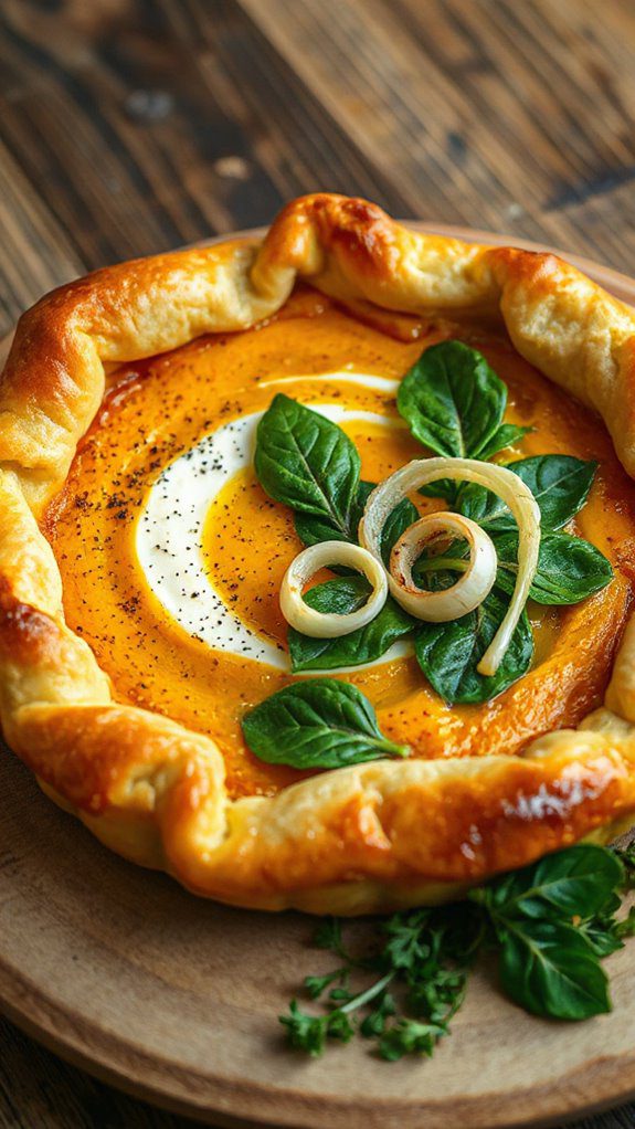 pumpkin goat cheese tart recipe