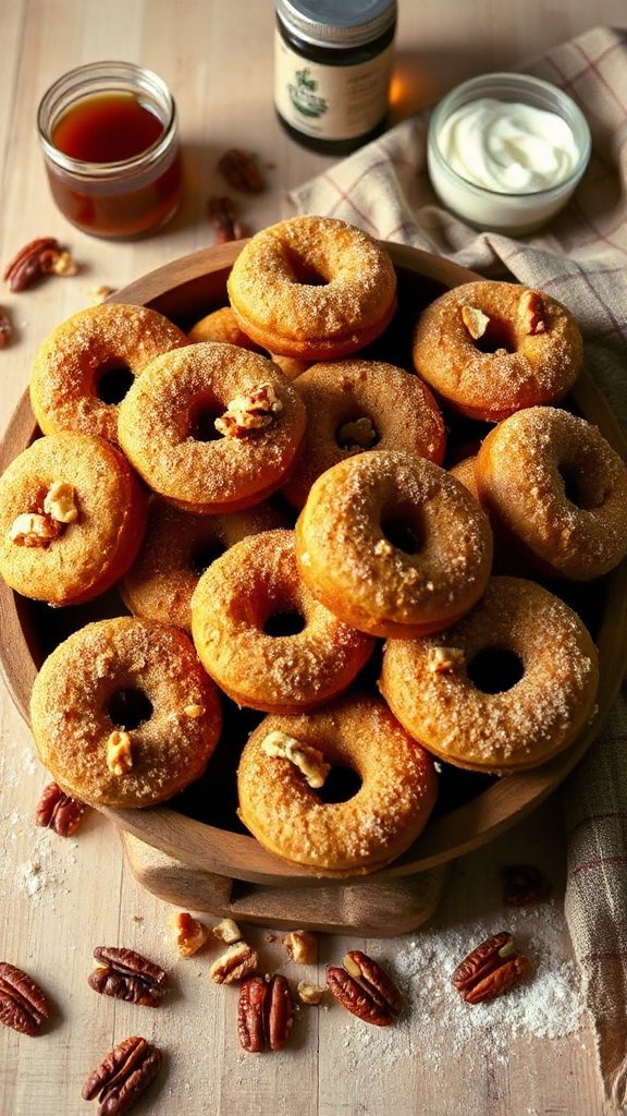 pumpkin protein cookie donuts