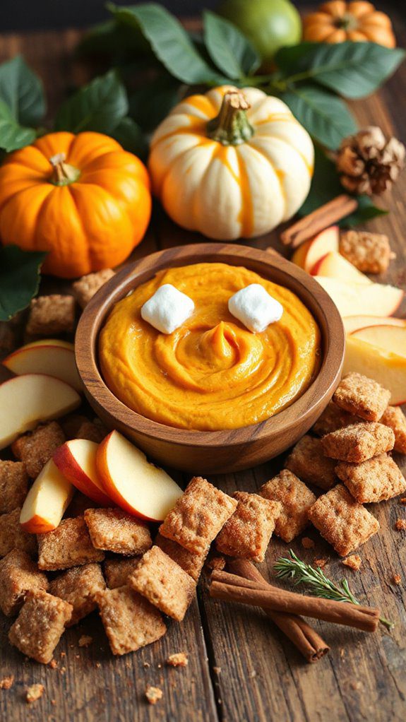pumpkin spice cheesecake dip