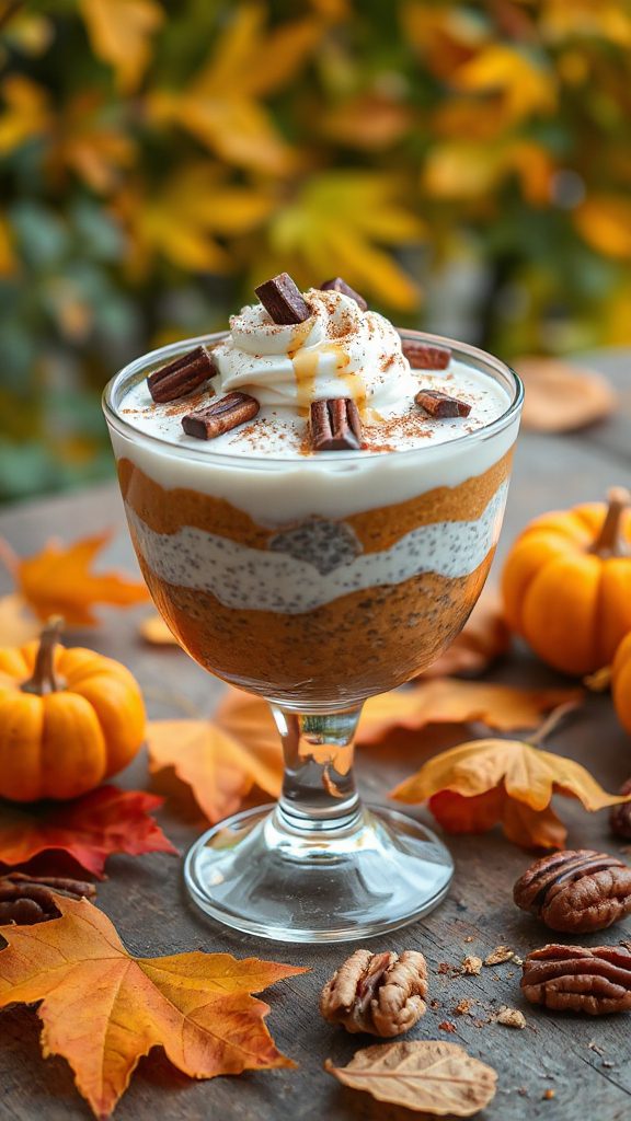 pumpkin spice chia parfait recipe