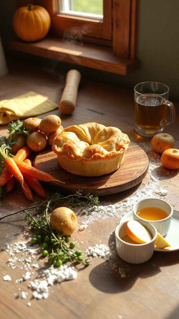 quick and comforting chicken pot pie quick and comforting chicken pot pie