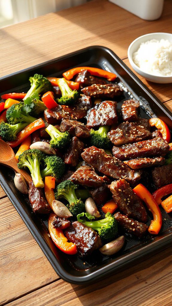 quick beef and broccoli stir fry