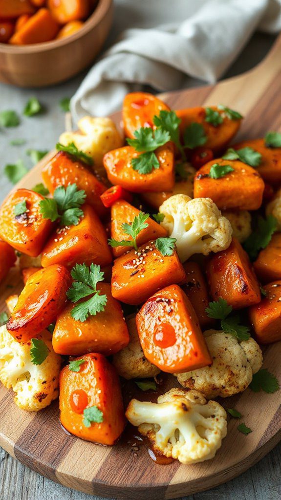 quick nutritious roasted veggies
