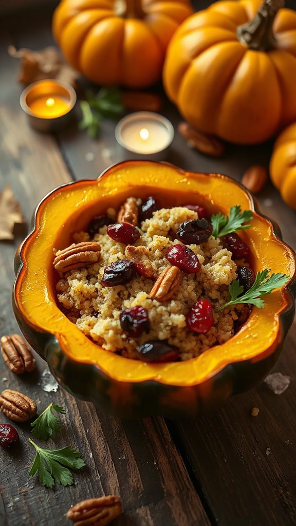 quinoa filled acorn squash delight quinoa filled acorn squash delight