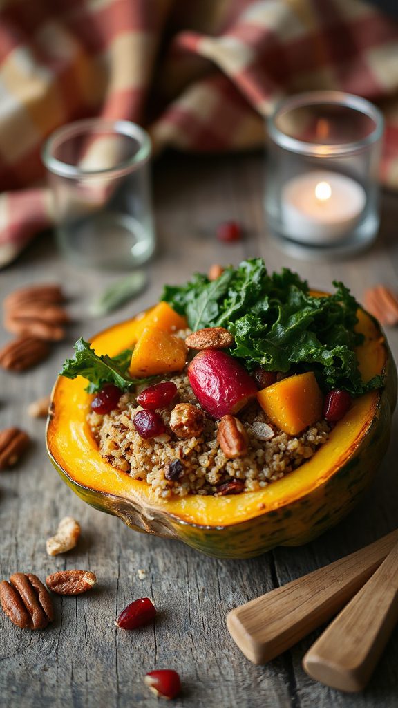 quinoa stuffed acorn squash