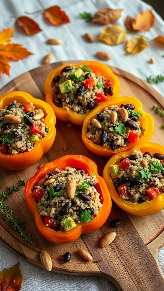 quinoa stuffed peppers recipe quinoa stuffed peppers recipe