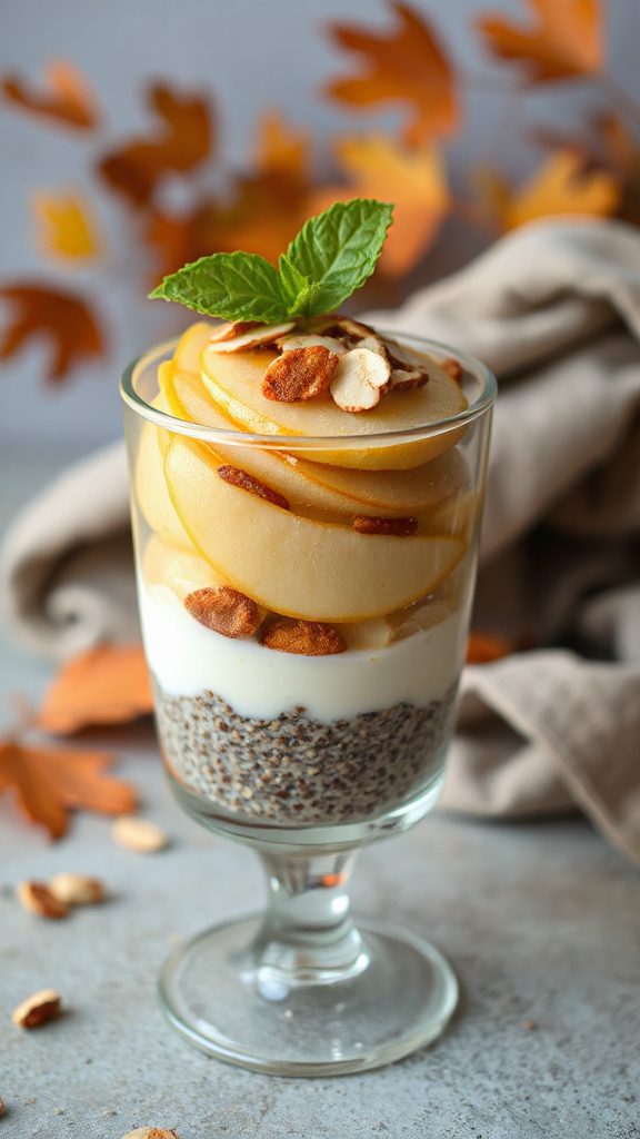 revitalizing pear ginger parfait