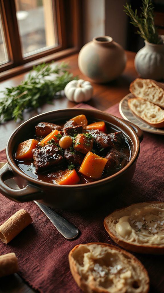 rich hearty french beef stew